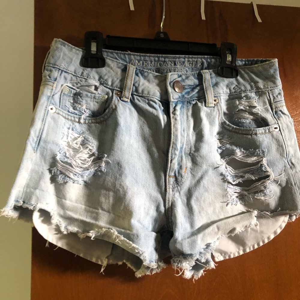 High rise shorts